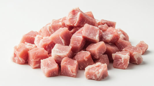 Diced pork