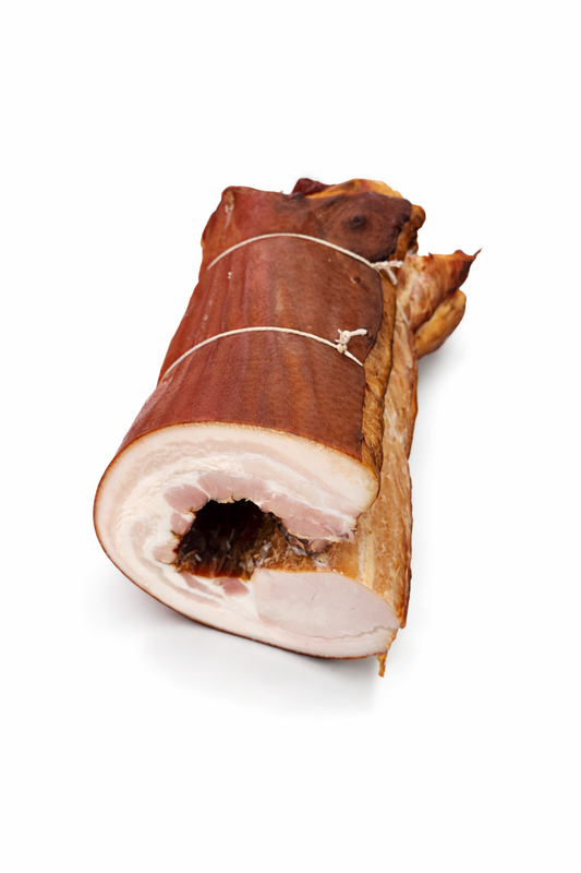 Woodsmoked bacon whole