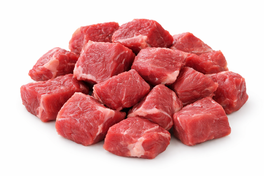 Diced lamb