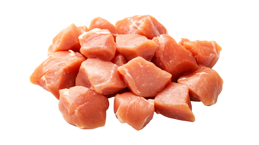 Diced chicken